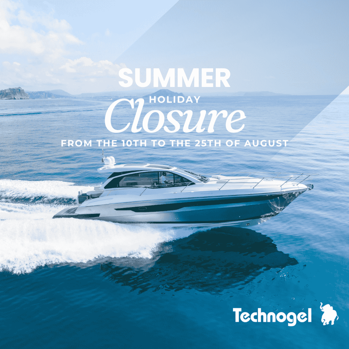 Summer closure Technogel